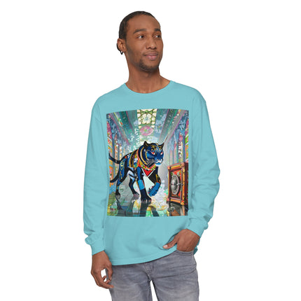 Cyber Panther's Hunt Long Sleeve T-Shirt