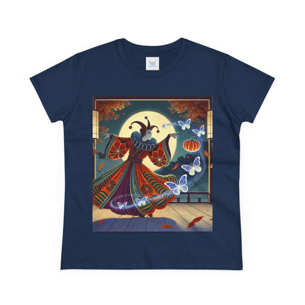 Court Magician with Ghost Butterflies Cotton Tee