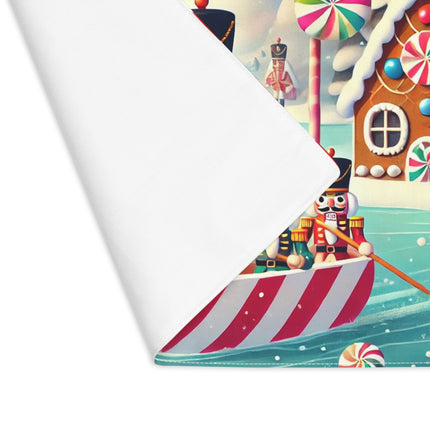 Nutcracker Candy-Striped Adventure Placemat, 1pc