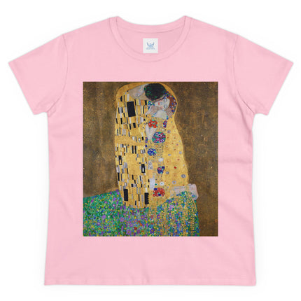 The Kiss by Gustav Klimt Women's Midweight Cotton Tee