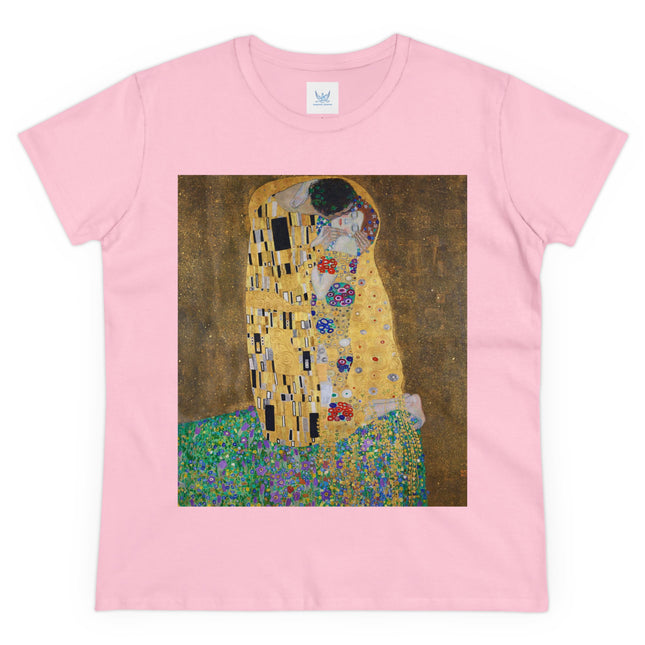 The Kiss by Gustav Klimt Women's Midweight Cotton Tee