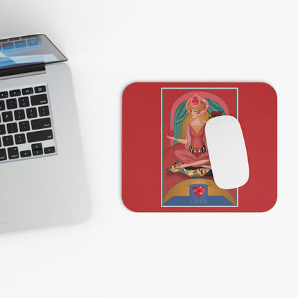 July & Ruby (from the Gem Series) by Sofia Chiostri Mouse Pad, Rectangle