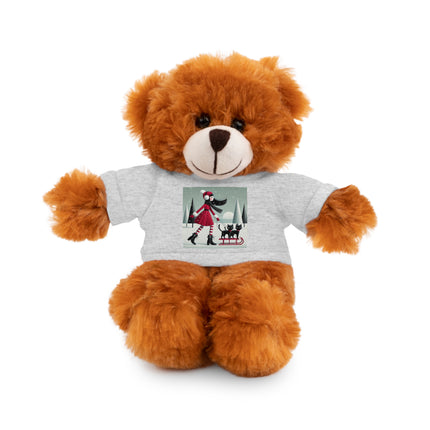 Red Sled & Curious Cats Stuffed Animals with Tee