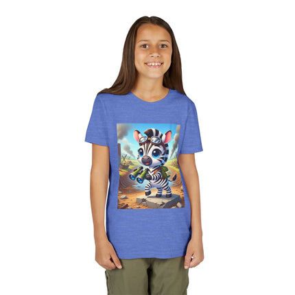 Zebra Lookout Youth Short Sleeve Tee