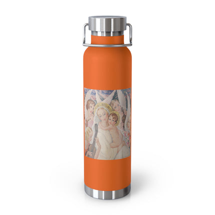 Madonna with Child Surrounded by Musical Angels by Gerda Wegener Copper Vacuum Insulated Bottle, 22oz