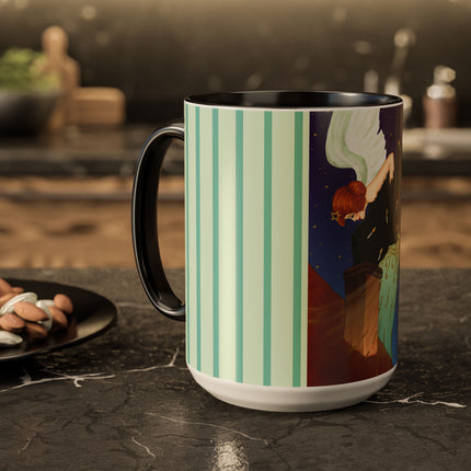 The Christmas Angel Colorful Mugs (11oz, 15oz)