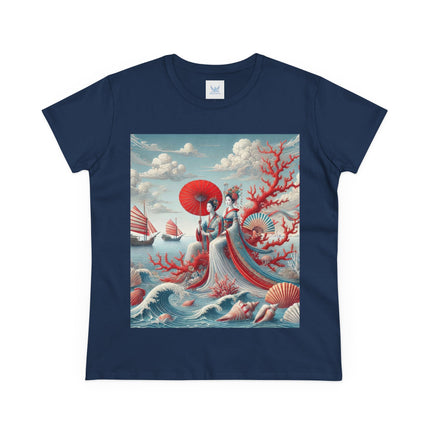 Ladies by the Quiet Sea Cotton Tee