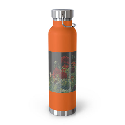 Poppies (A Study of Poppies for Carnation, Lily, Lily, Rose) by John Singer Sargent Copper Vacuum Insulated Bottle, 22oz