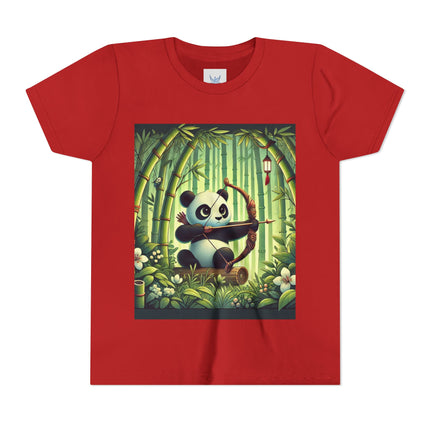 Bamboo Archer Panda Youth Short Sleeve Tee