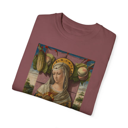 Madonna and Child by Carlo Crivelli Unisex Garment-Dyed T-shirt