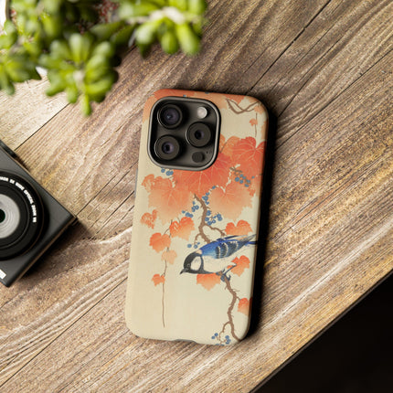 Japanese Bird and Branch by Ohara Koson Phone Cases