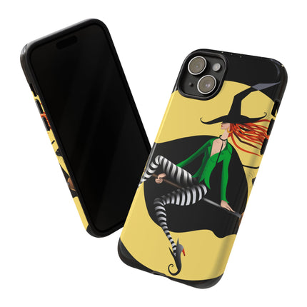A Witch’s Moonlit Flight Phone Cases
