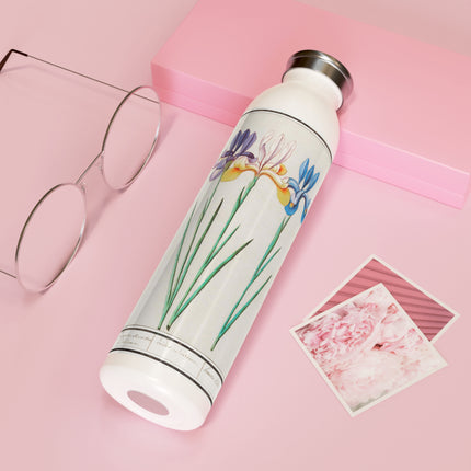 Iris, Iris sibirica by Anselmus Boëtius de Boodt Slim Water Bottle