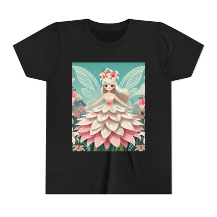 Lily Fairy in Bloom Youth Short Sleeve Tee