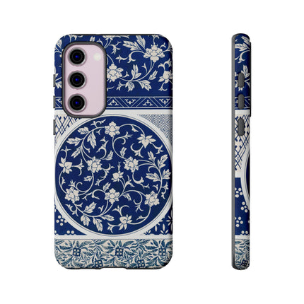 Blue Flower Pattern by Owen Jones Phone Cases
