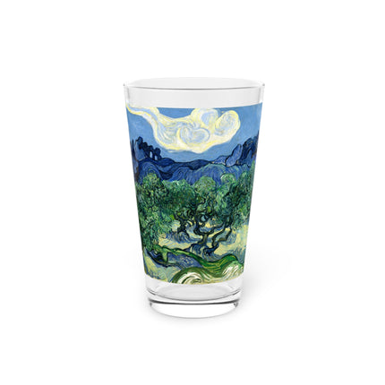 Olive Trees by Vincent Van Gogh Glass, 16oz