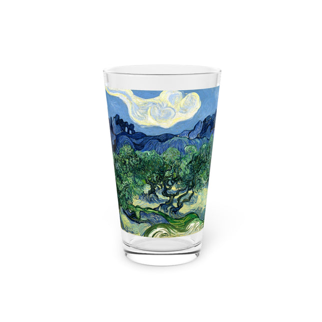 Olive Trees by Vincent Van Gogh Glass, 16oz