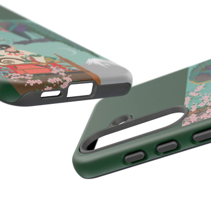 Peacock Garden Phone Case – Japanese Elegance & Timeless Beauty