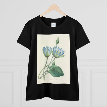 Choix des plus belles fleurs, Plate 055 by Pierre Joseph Redouté  Women's Midweight Cotton Tee