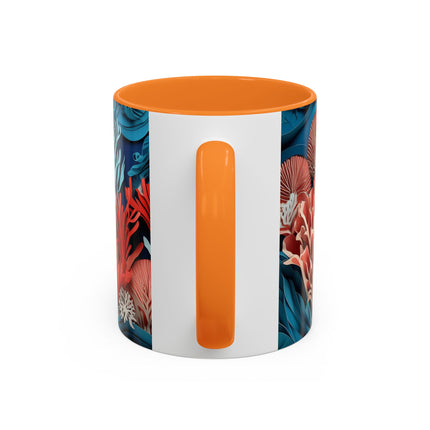 Enchanting Underwater Scene Colorful Mugs (11oz, 15oz)