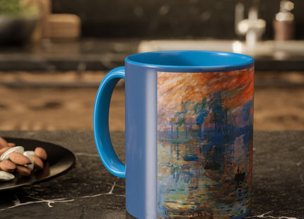 Sunrise by Claude Monet Colorful Mugs (11oz, 15oz)