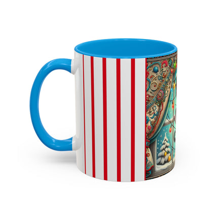 Mischief in Tinselland Colorful Mugs (11oz, 15oz)