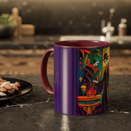 Phantoms of Elegance Colorful Mugs (11oz, 15oz)