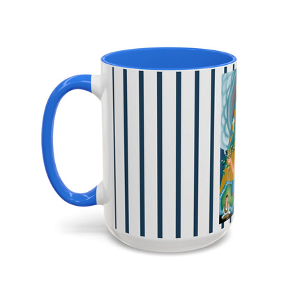 Art Deco Christmas Elegance Colorful Mugs (11oz, 15oz)