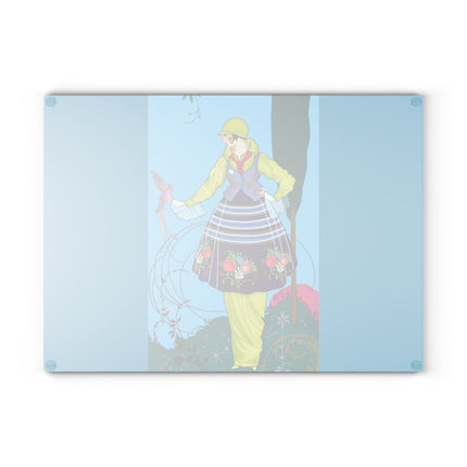 Exquisite Elegance by Umberto Brunelleschi Glass Cutting Board