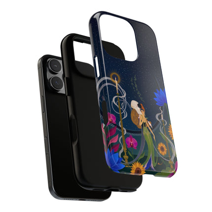 🌙🕯️ The Lady Of The Midnight Garden Phone Case – Art Deco Nocturne