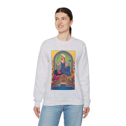 December & Tanzanite (from the Gem Series) by Sofia Chiostri Heavy Blend™ Crewneck Sweatshirt