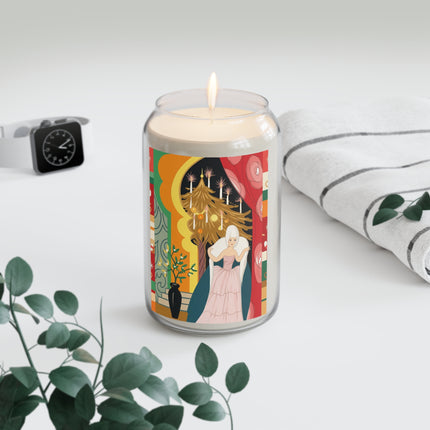 ❤️ The Lady Of The Candlelit Christmas Alcove Scented Soy Candle – Art Deco Holiday Elegance