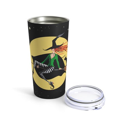 A Witch’s Moonlit Flight Tumbler 20oz