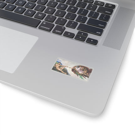 The Creation of Adam by Michelangelo Buonarroti Kiss-Cut Stickers (4 Stickers)
