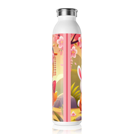Whimsical Springtime Exchange Slim Water Bottle