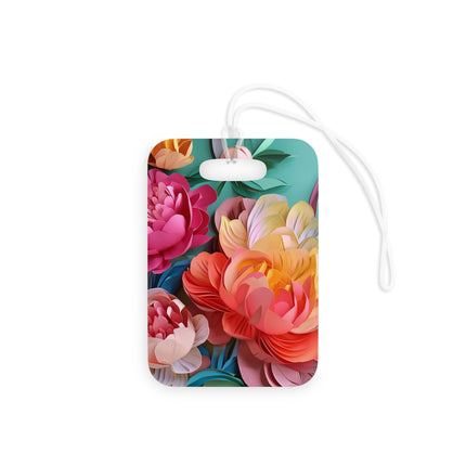 Peonies in Full Bloom Luggage Tags