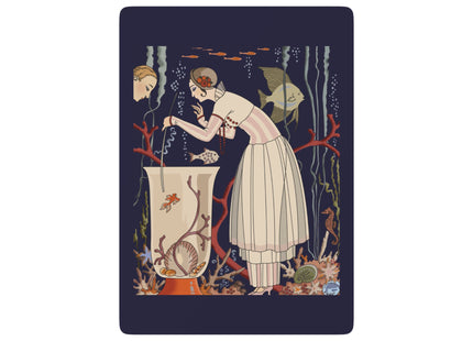 The Dazzling Little Fish by George Barbier Playing Cards
