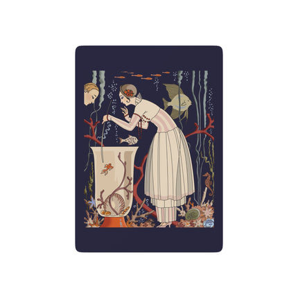 The Dazzling Little Fish by George Barbier Playing Cards