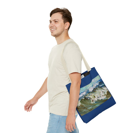 The Wave by Karl Hagemeister Tote Bag (AOP)