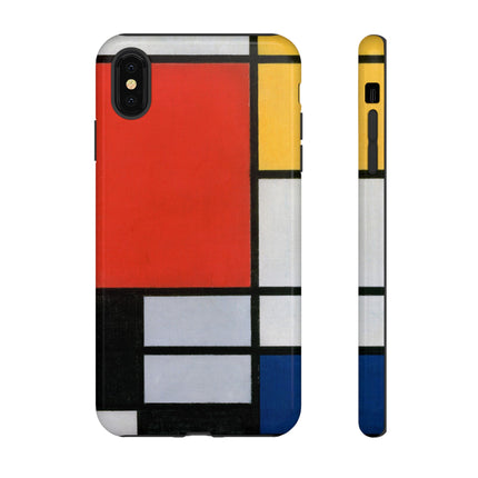 Composition with Red, Yellow, Blue, and Black by Piet Mondrian Phone Cases