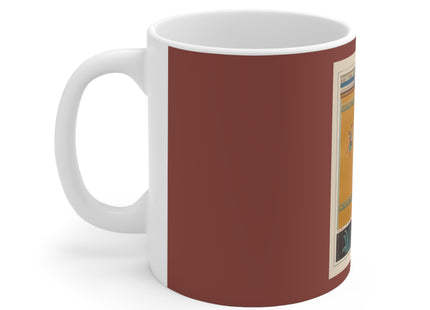 Pompeii Wall Pl.20 by Victor Steeger Ceramic Mug 11oz
