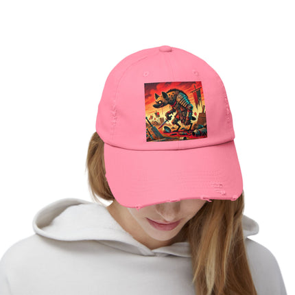 The Cunning Scavenger Unisex Distressed Cap