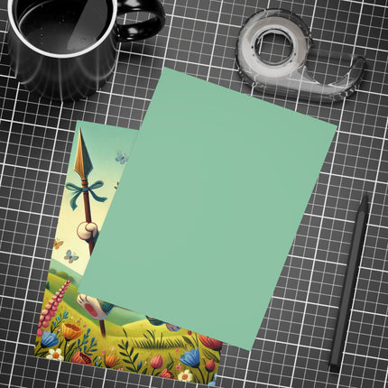 Rabbit Gladiator Postcard Bundles (envelopes included) - Bundles of 10, 30, 50 Pieces