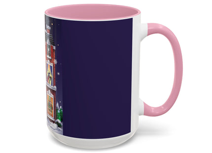 A Christmas Eve Celebration Colorful Mugs (11oz, 15oz)