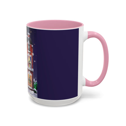 A Christmas Eve Celebration Colorful Mugs (11oz, 15oz)