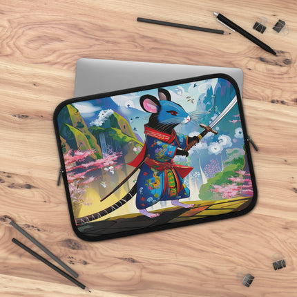 Cyber Samurai Rat Laptop Sleeve