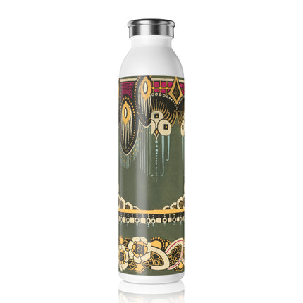 La décoration moderne dans le textile Pl. 2 by Gaston Charlet Slim Water Bottle
