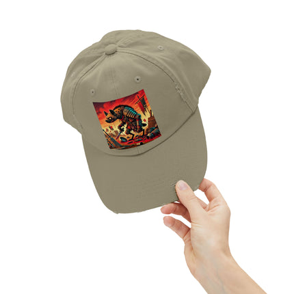 The Cunning Scavenger Unisex Distressed Cap