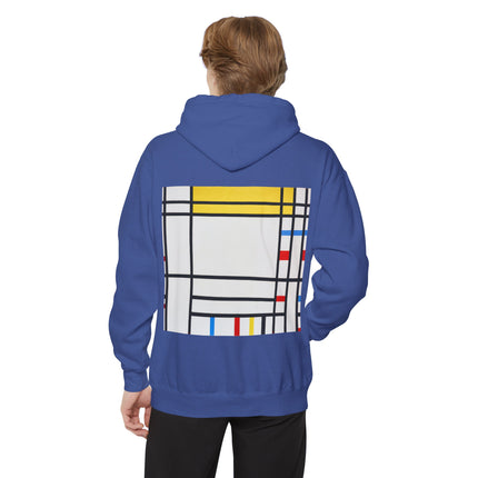 Place de la Concorde by Piet Mondrian Unisex Garment-Dyed Hoodie