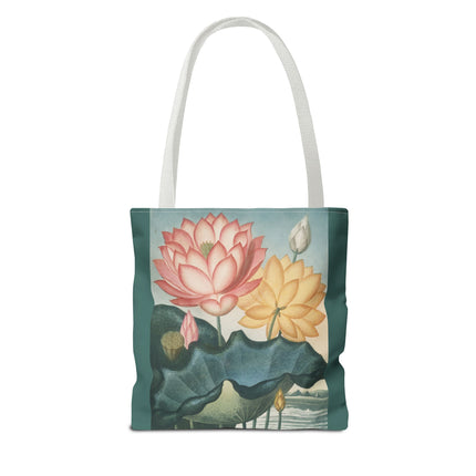 The Sacred Egyptian Lotus by Robert John Thornton Tote Bag (AOP)